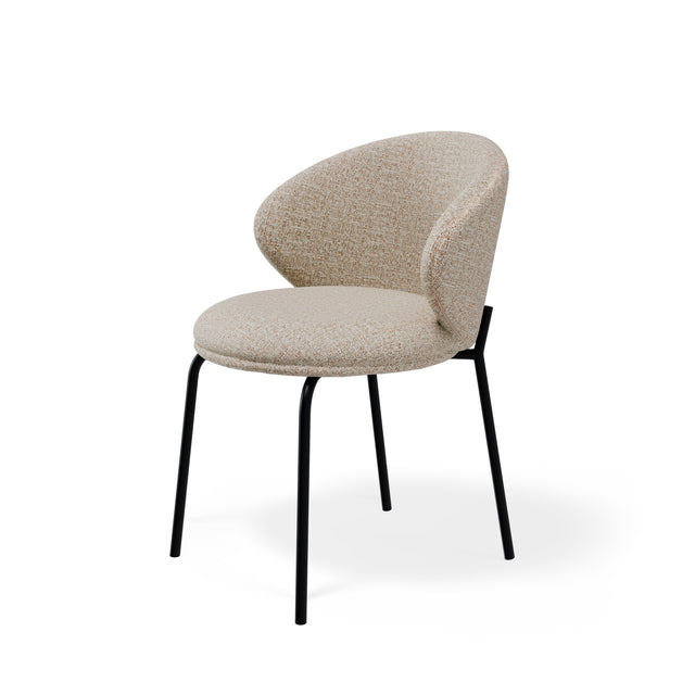 Silla Lisbet Negra Beige con Patas negras | vista secundaria | Somcasa Vlc | 00SL127325 | imagen 2