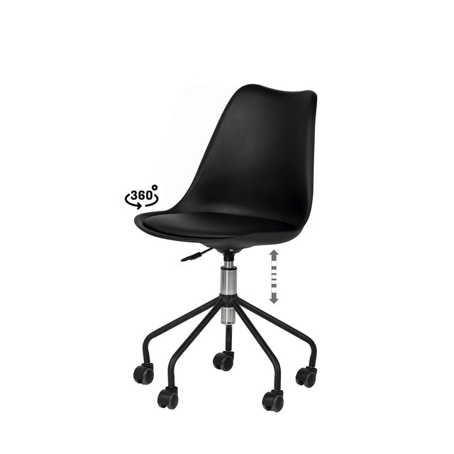 Silla Oficina Yale Negro | composición decorativa | Somcasa Vlc | 00OF100401 | imagen 8