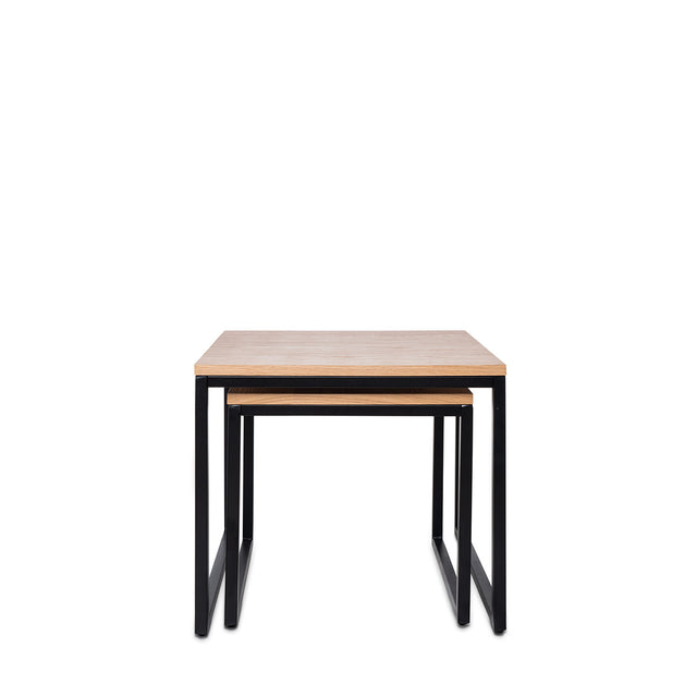 Mesa de centro Piero Roble/Negro 40 × 40 cm de Somcasa Vlc - imagen 2