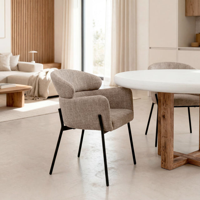 Silla Sally Taupe | vista principal | Somcasa Vlc | 00SL120330