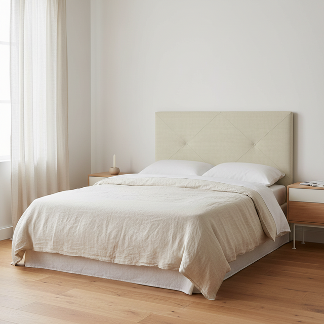 Mueble de diseño en madera natural en espacio de estilo nórdico