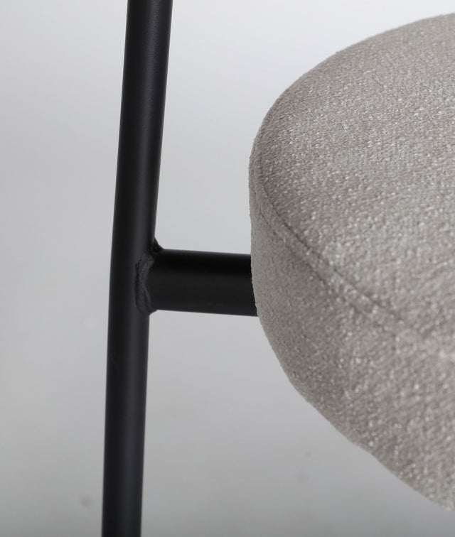 Silla Tapizada Breville Blanco Roto