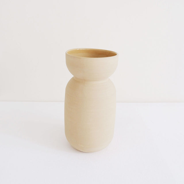 Jarrón Palma Tostado Mate Slowdeco