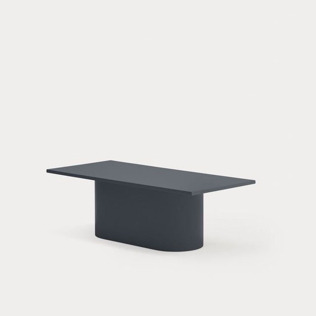 Mesa de Centro Rectangular Totem 110 Gris Antracita