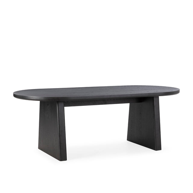 Mesa de Comedor Ovalada Blair 220 Negra, vista principal