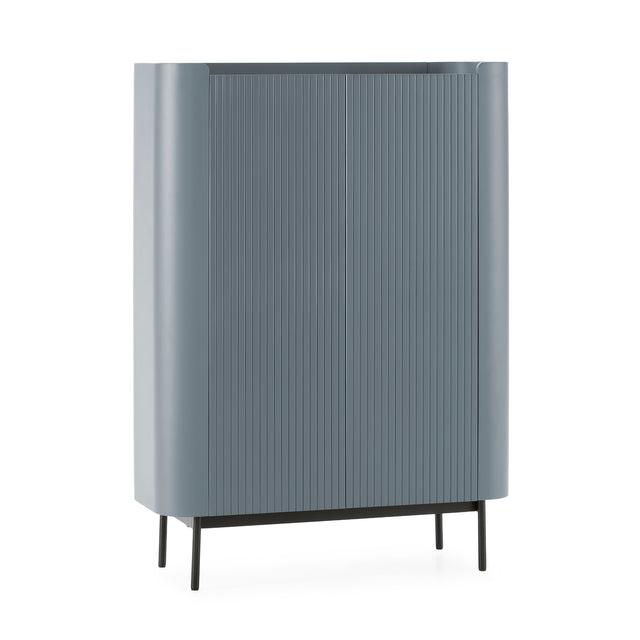 Mueble Auxiliar Willa 100 Azul, vista frontal