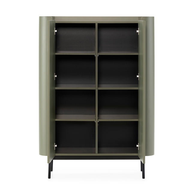 Mueble Auxiliar Willa 100 Verde, vista frontal