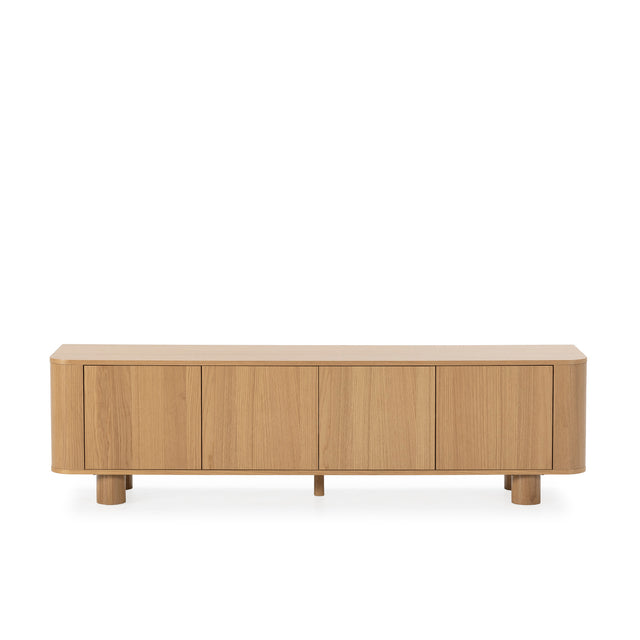 Mueble TV Padoc 180 Roble, vista frontal