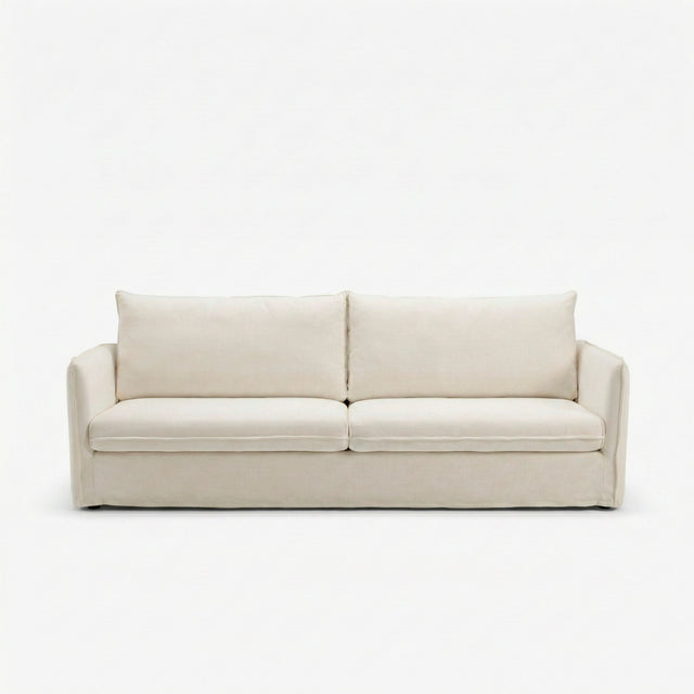 Sofá Zaragoza vista frontal de estilo nórdico