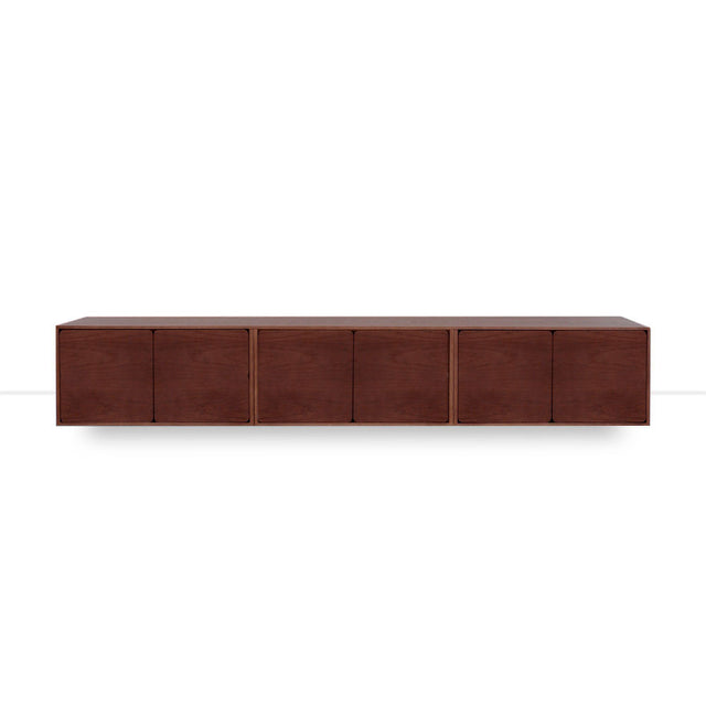 Mueble TV Penxat 240 Natural - 6 puertas en ambiente de estilo nórdico