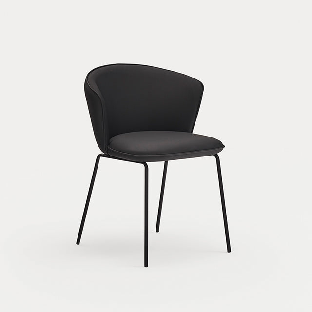 Silla de Comedor Tapizada Add Negra