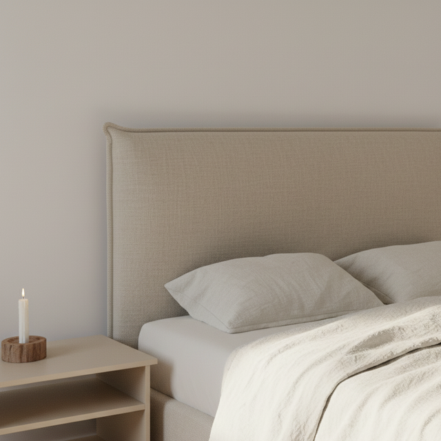 Mueble de diseño en madera natural en espacio de estilo nórdico