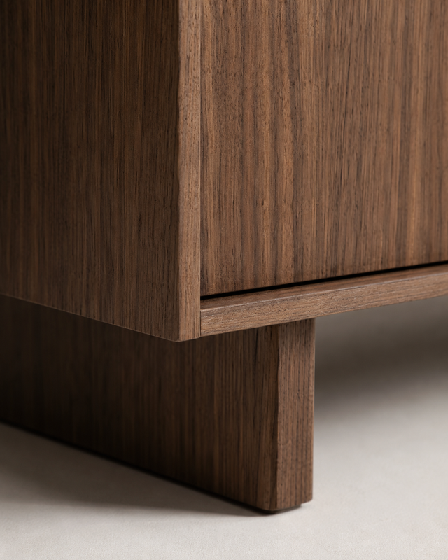 Penxat 160 Natural TV Unit, Customizable with schemes