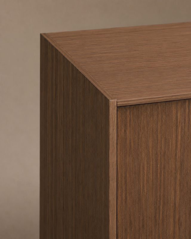 Penxat 160 Natural TV Unit, Customizable with schemes