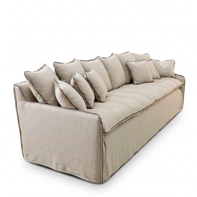 Sofa Goya vista lateral de estilo nórdico
