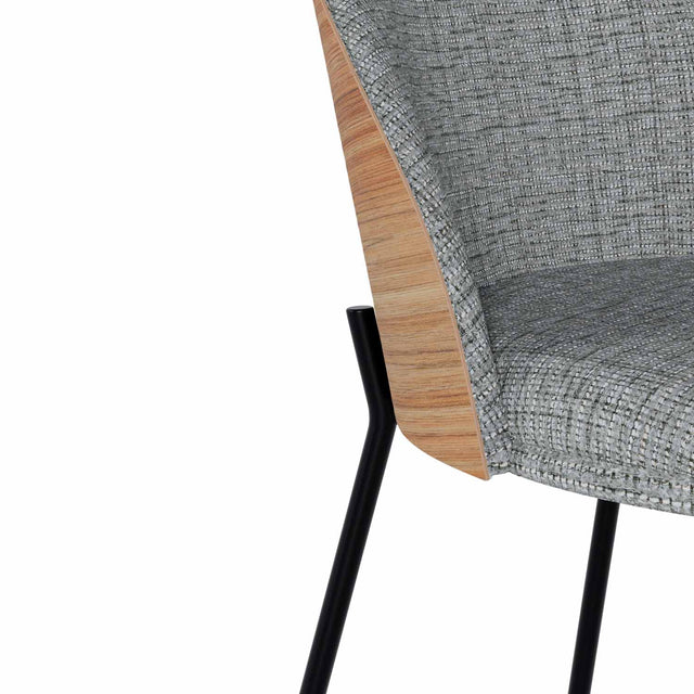 Pack de 4 sillas de comedor Casandra taupe