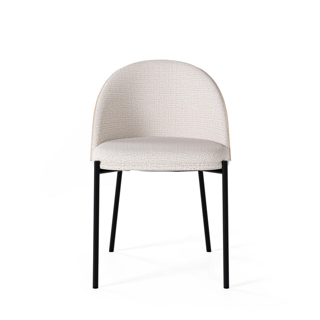 Pack de 4 sillas de comedor Casandra taupe