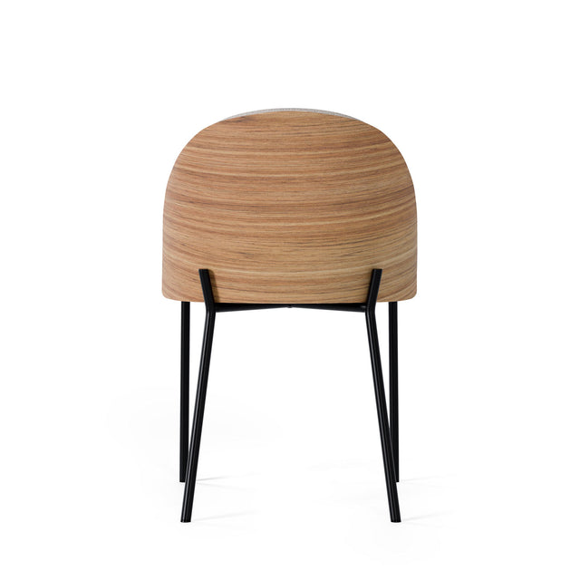 Pack de 4 sillas de comedor Casandra taupe