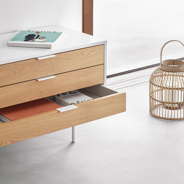 Mueble TV Sierra 140 en ambiente de estilo nórdico