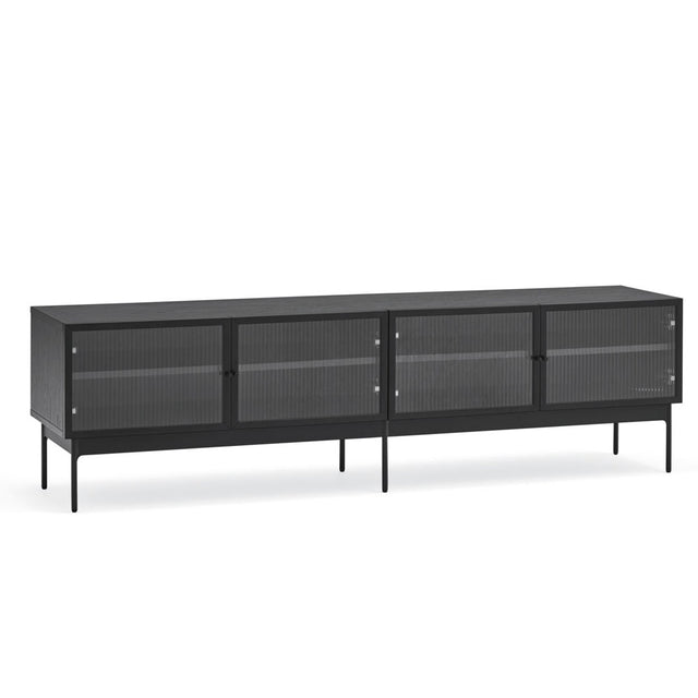 Mueble tv Blur 180cm Roble Negro Teulat