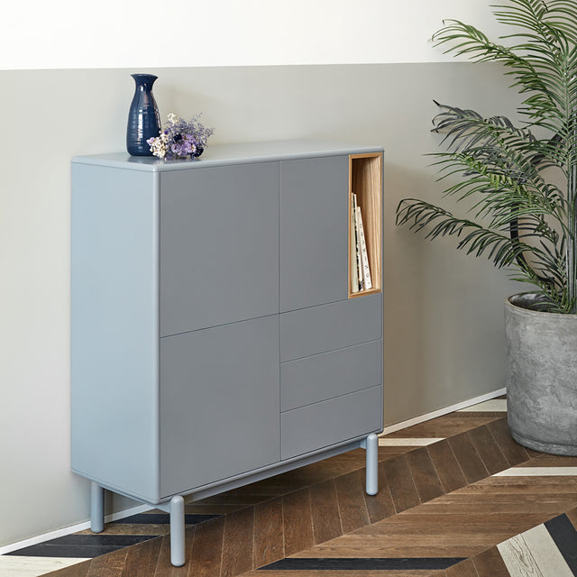 Mueble Auxiliar Corvo Gris Perla