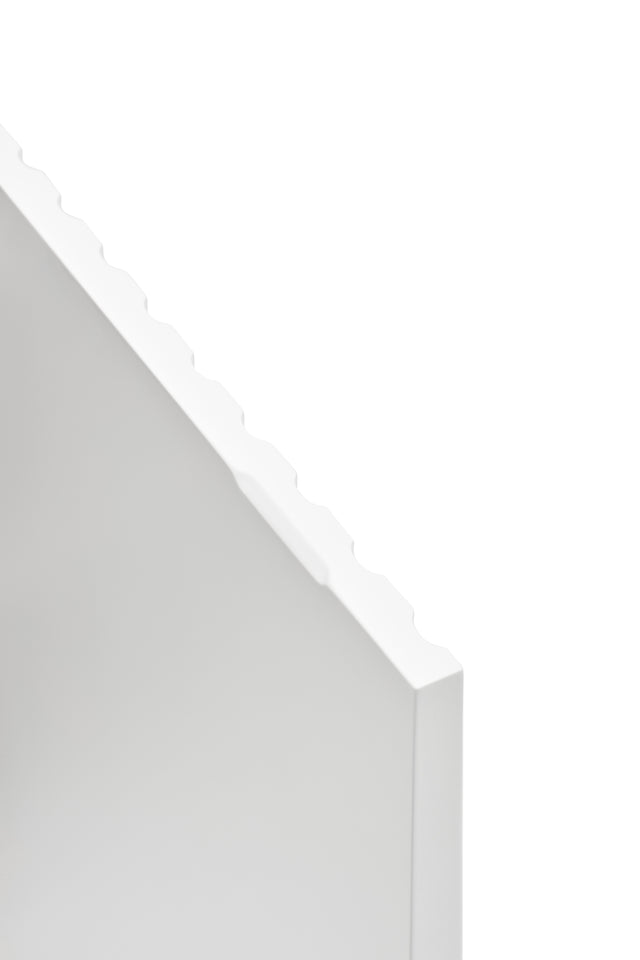 Aparador Doric 198 Blanco con acabado blanco en ambiente de estilo nórdico