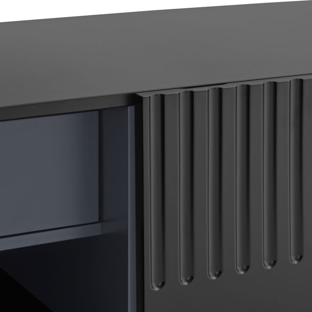 Mueble tv Doric Blanco/Negro Teulat