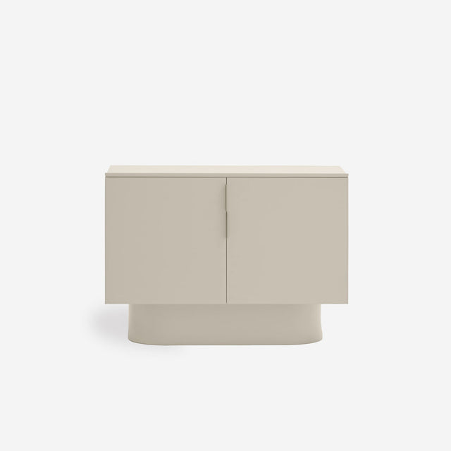 Cómoda Totem 110 Crema con acabado crema en ambiente de estilo nórdico