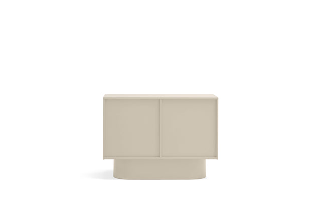 Cómoda Totem 110 Crema con acabado crema en ambiente de estilo nórdico