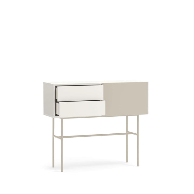 Mueble Consola Nube 110 Arena en ambiente de estilo nórdico