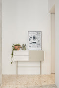 Mueble Consola Nube 110 Arena vista principal de estilo nórdico