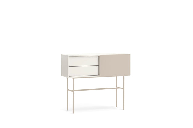 Mueble Consola Nube 110 Arena en ambiente de estilo nórdico