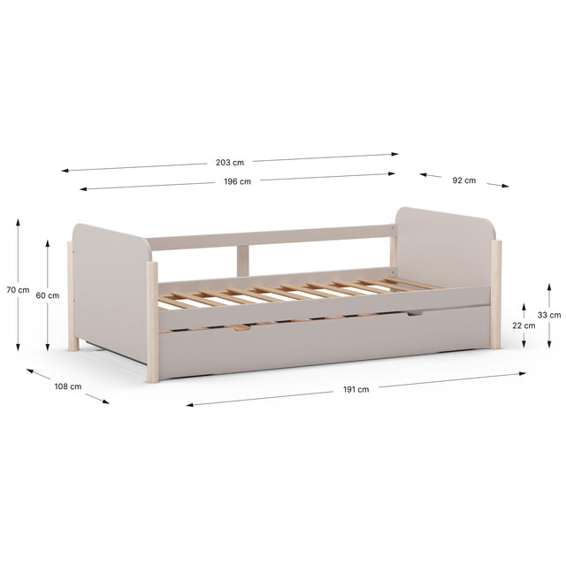 Cama Infantil Nido Lily 198 Cream