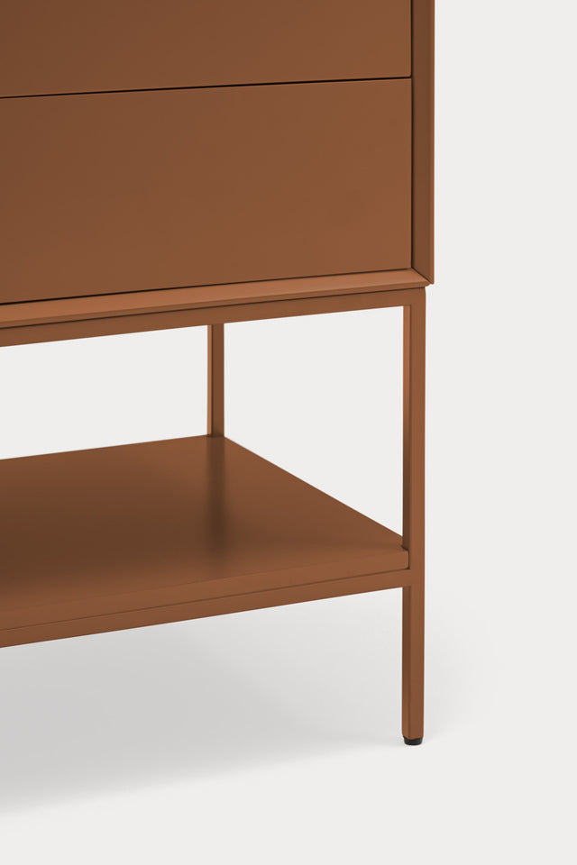Mueble TV Platt 220 Arcilla en ambiente de estilo nórdico