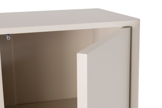 Aparador Solei 180 cm Crema, vista lateral derecha
