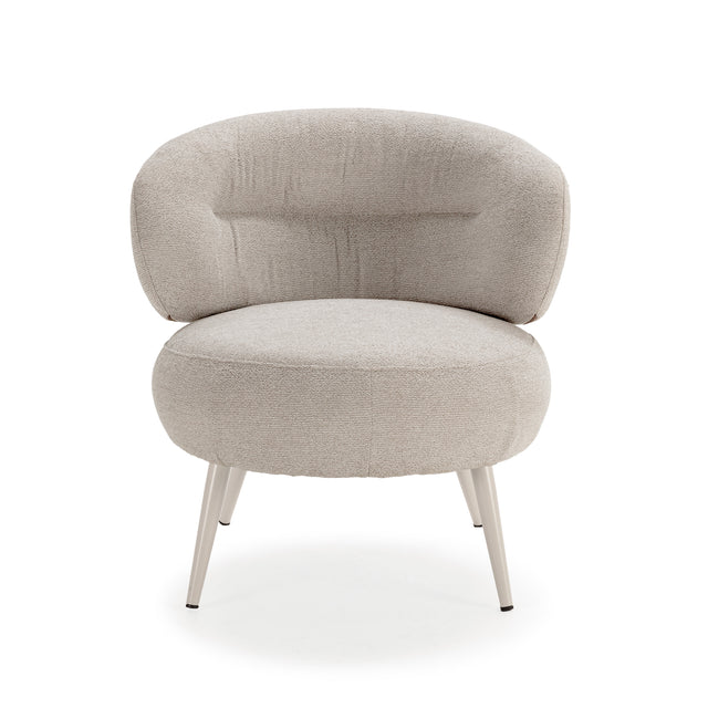 Sillón Liva Beige, vista frontal