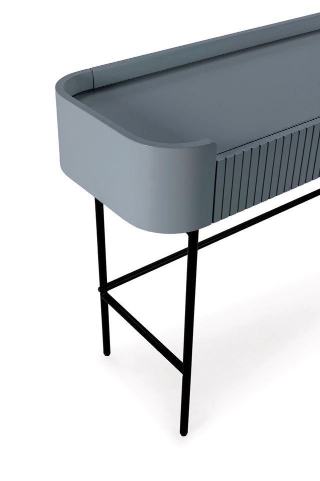 Consola Willa 120 cm Azul, vista lateral derecha