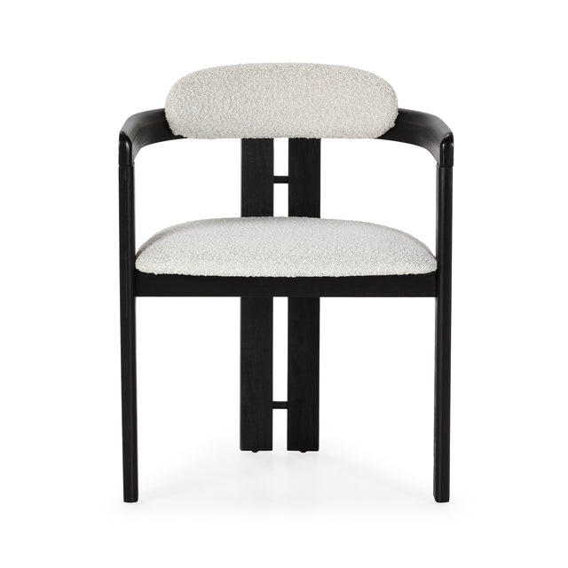 Silla Tapizada Eiden Blanco, vista adicional