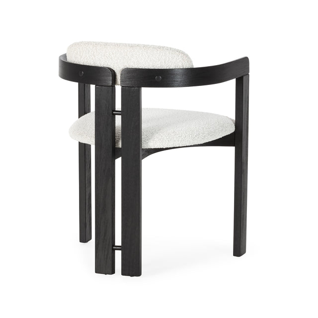 Silla Tapizada Eiden Blanco, vista adicional
