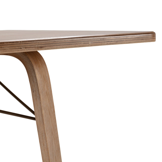 Mesa de comedor rectangular Lujan 180 cm Roble lavado, vista lateral derecha