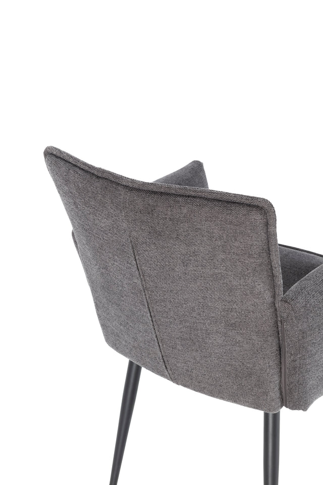 Sillón Vesta Gris oscuro, vista lateral derecha