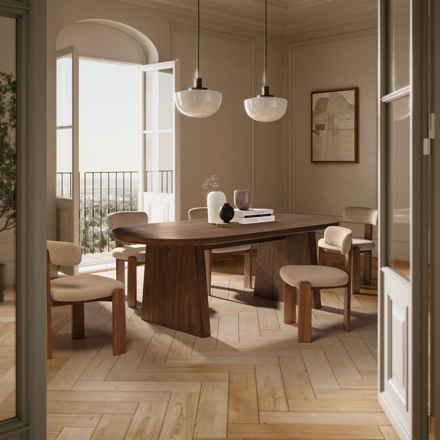 Silla de Comedor Nadia Beige Roble Lavado, vista adicional