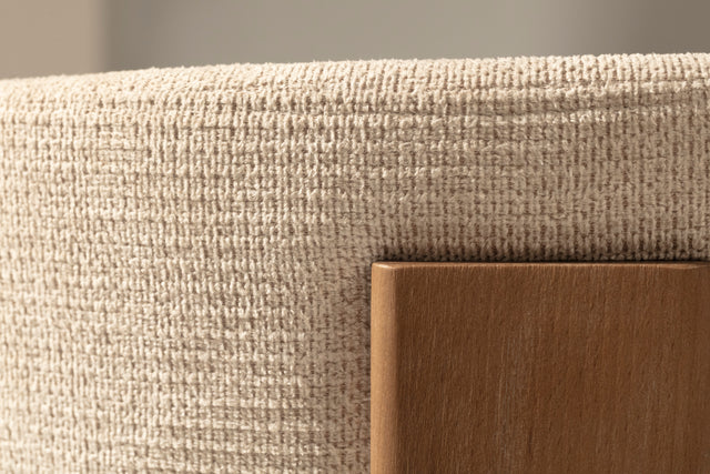 Silla de Comedor Nadia Beige Roble Lavado, vista adicional