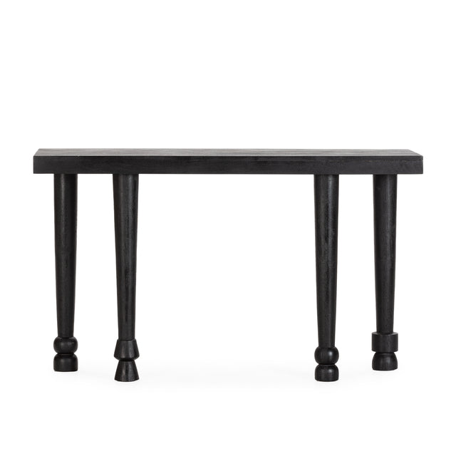 Consola Inaya 130 cm Negro, vista frontal