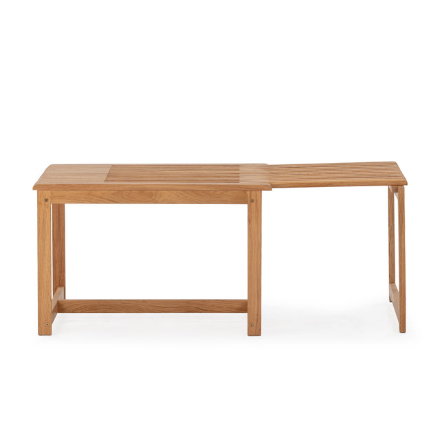 Mesa de centro extensible Unai 70–110 cm Roble, vista adicional
