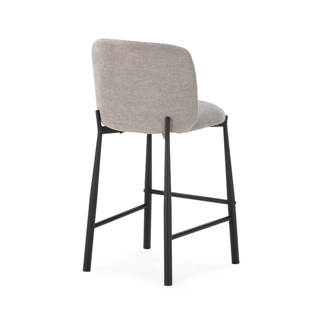 Taburete Alto Ginny Gris, vista adicional