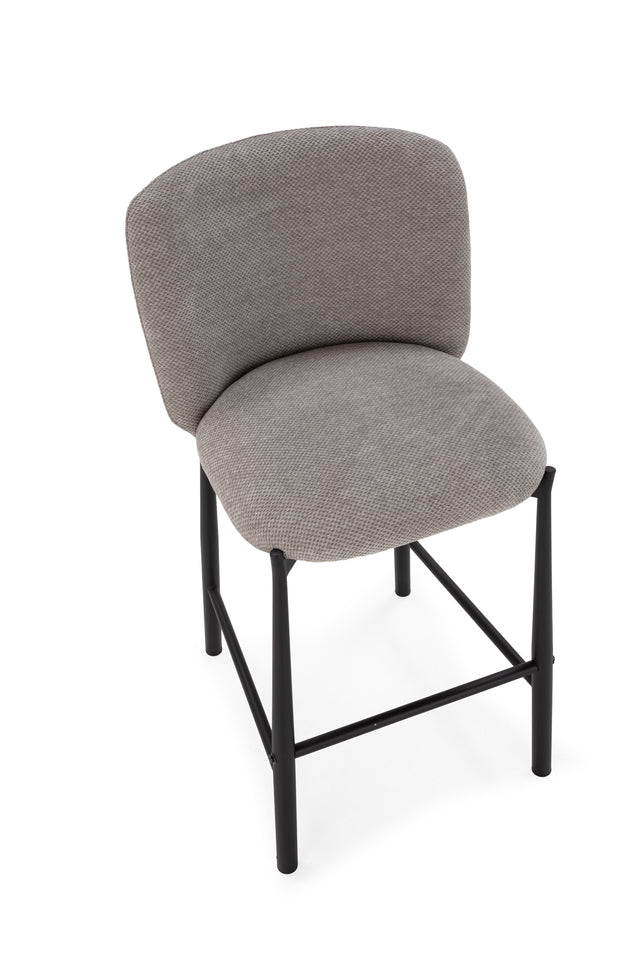 Taburete Alto Ginny Gris, vista adicional