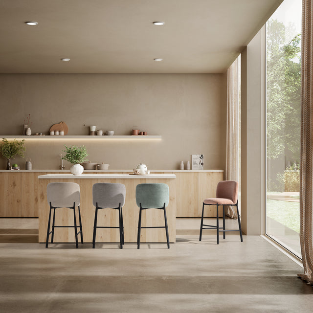 Taburete Alto Ginny Beige, vista adicional