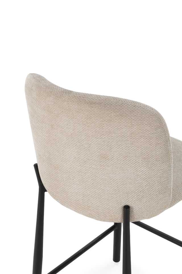 Taburete Alto Ginny Beige, vista adicional