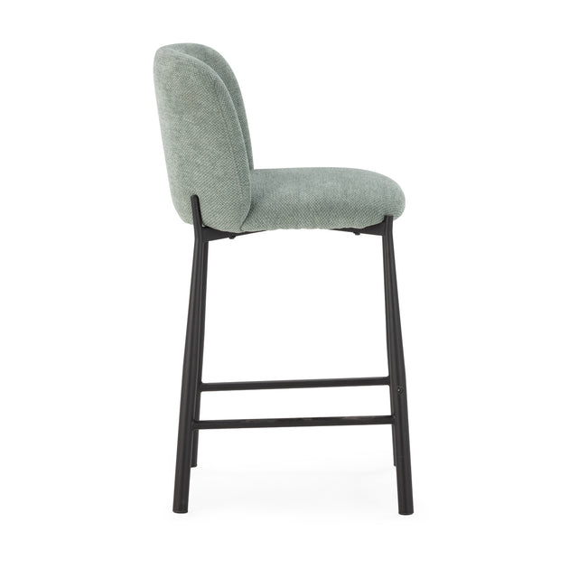 Taburete Alto Ginny Verde Menta, vista frontal